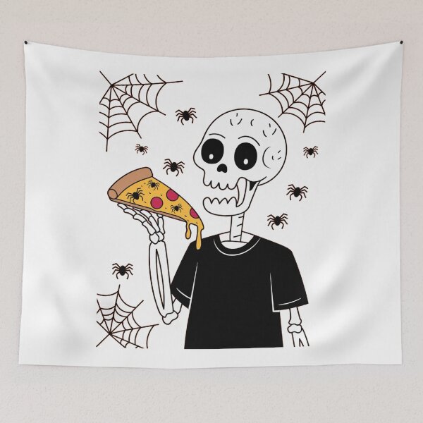 Item preview, Funny Halloween Design: My Pizza Slice is Spooky designed and sold by Davideus.
