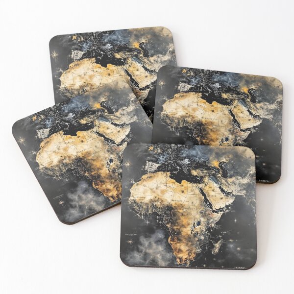 Item preview, Cosmic Map of Africa and Europe designed and sold by RobiCom.