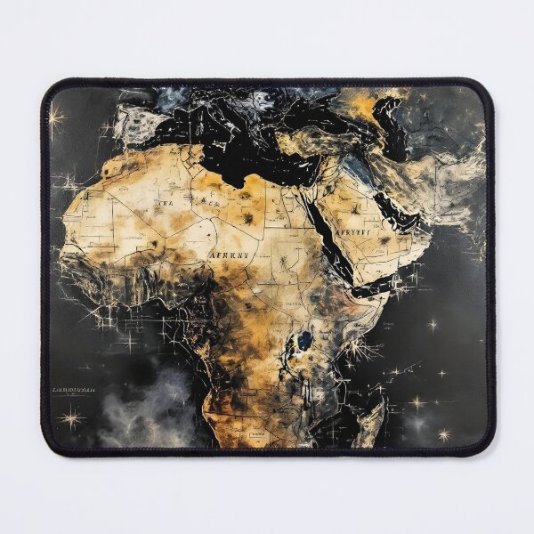 Item preview, Cosmic Map of Africa and Europe designed and sold by RobiCom.