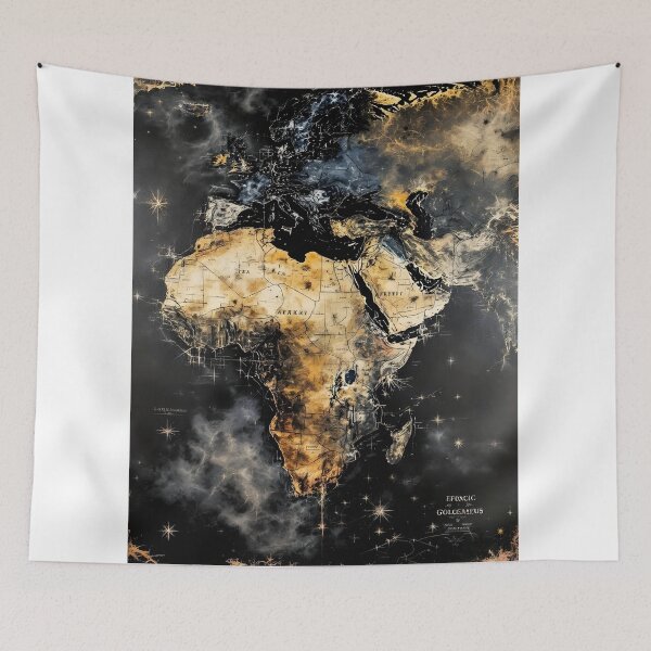 Item preview, Cosmic Map of Africa and Europe designed and sold by RobiCom.