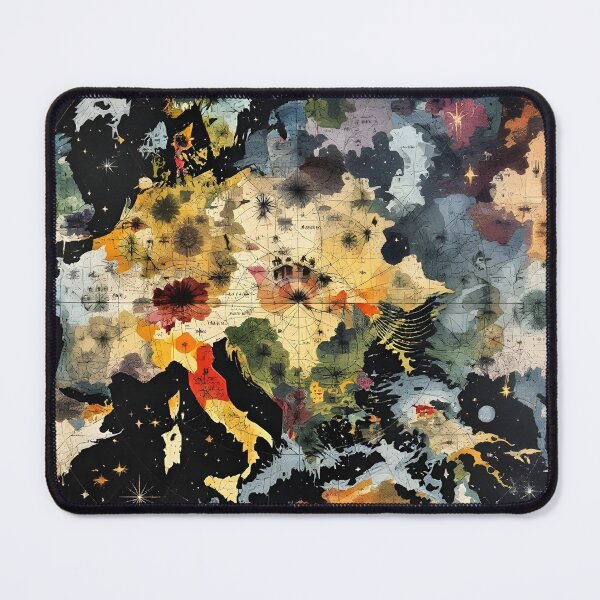 Item preview, Colorful Cosmic Map of Europe designed and sold by RobiCom.