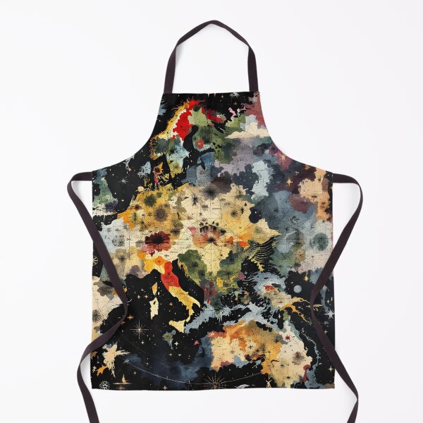 Item preview, Colorful Cosmic Map of Europe designed and sold by RobiCom.