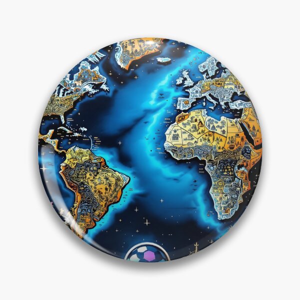 Item preview, Football Cosmic Map of the World designed and sold by RobiCom.