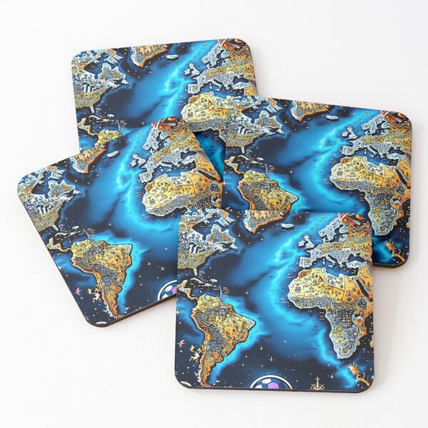 Item preview, Football Cosmic Map of the World designed and sold by RobiCom.