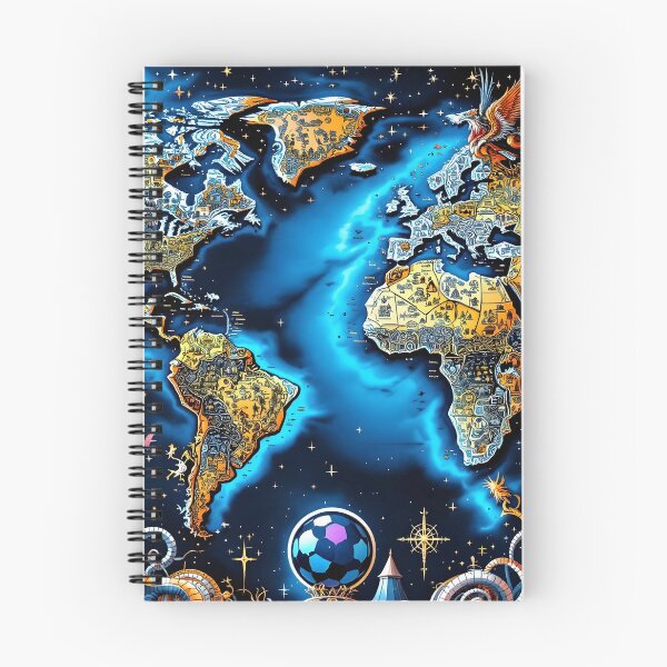 Item preview, Football Cosmic Map of the World designed and sold by RobiCom.