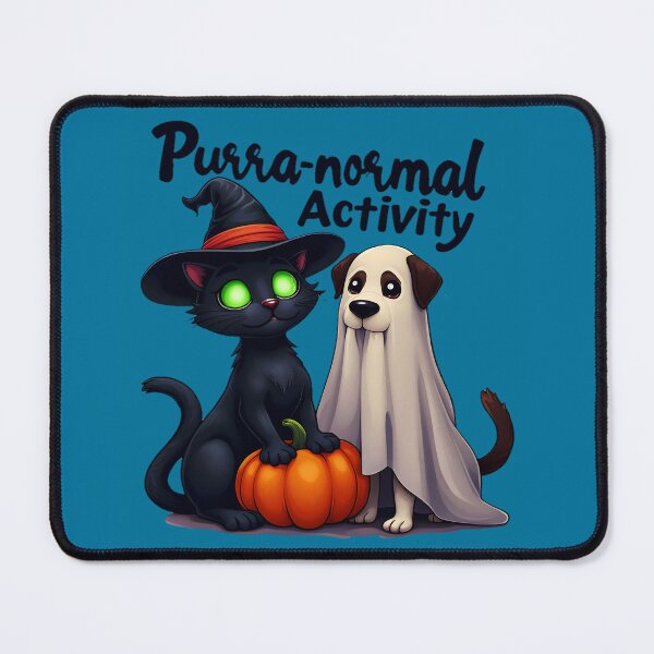 Item preview, Purranormal Activity Spooky Cat And Dog For Halloween designed and sold by AlphaTeez.