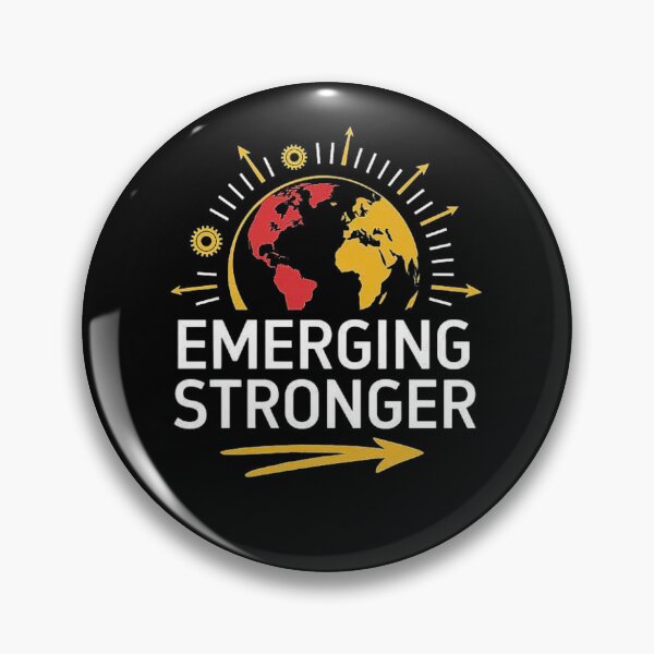 Item preview, Emerging Stronger - Motivational Global Resilience Design designed and sold by love3617.