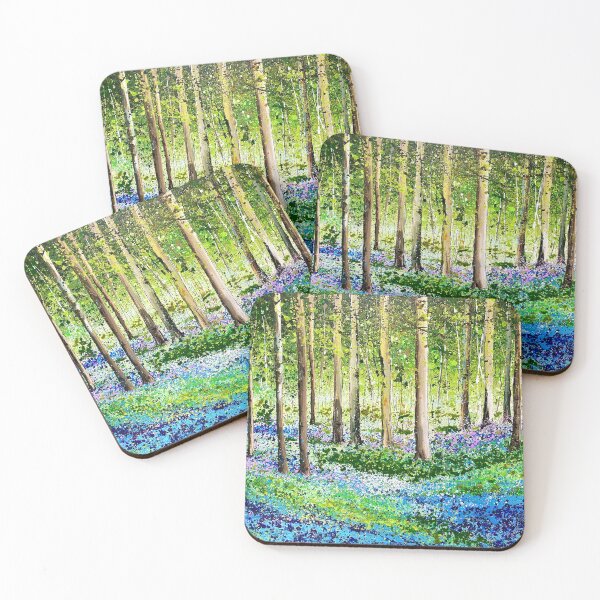 Item preview, Bluebell Wood  designed and sold by Sally Oasis Paintings.