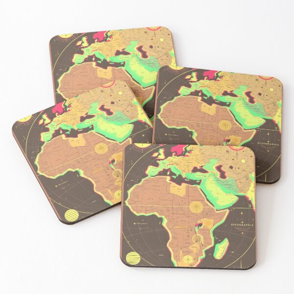 Item preview, Neon Geography According to Ptolemy designed and sold by RobiCom.