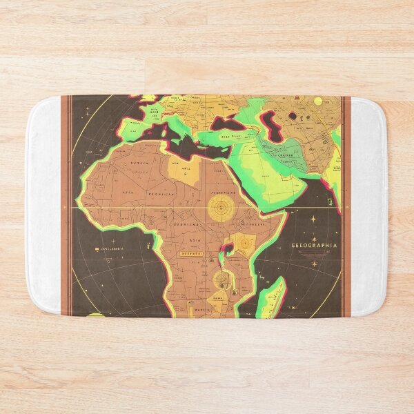 Item preview, Neon Geography According to Ptolemy designed and sold by RobiCom.