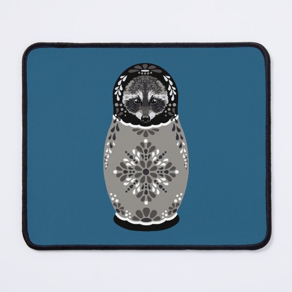 Item preview, Russian Nesting Doll - Raccoon designed and sold by GeoCreate.