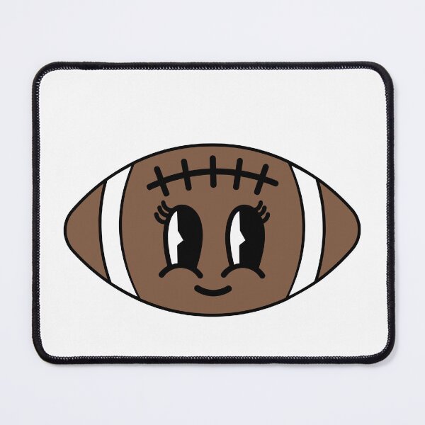 Item preview, Girl Happy Face American Football designed and sold by dottiedigitals.