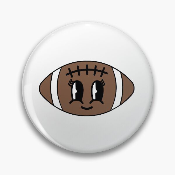 Item preview, Girl Happy Face American Football designed and sold by dottiedigitals.