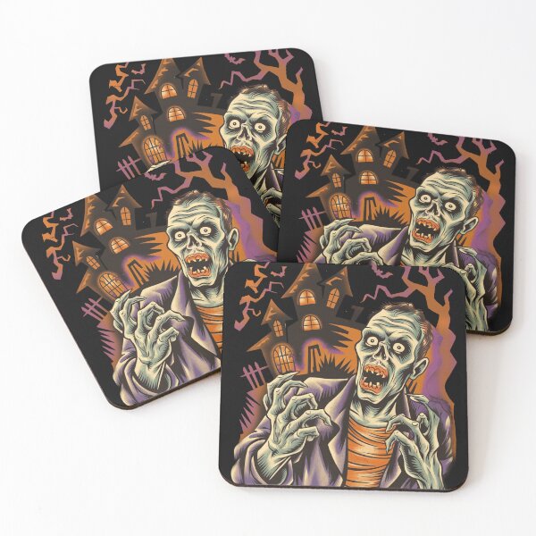 Item preview, Zombie Helloween Sticker designed and sold by lemurdesigns.