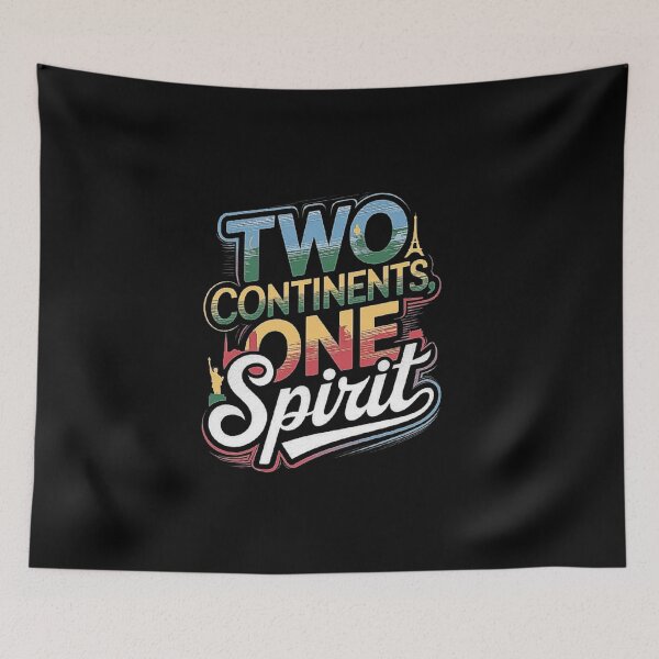 Item preview, Two Continents One Spirit - Unity Across Cultures Art designed and sold by love3617.