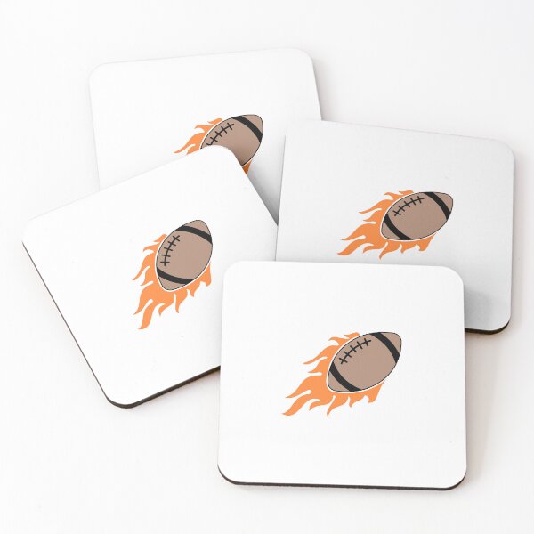 Item preview, Flaming American Football designed and sold by dottiedigitals.