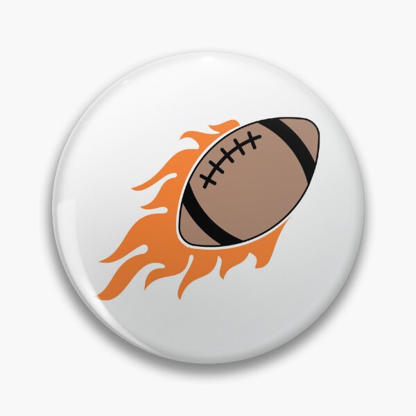 Item preview, Flaming American Football designed and sold by dottiedigitals.
