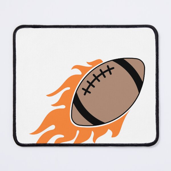 Item preview, Flaming American Football designed and sold by dottiedigitals.