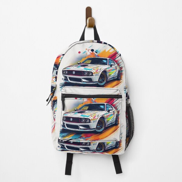 Item preview, Dynamic Classic Car Explosion in Vibrant Colours designed and sold by RaiyaTees.