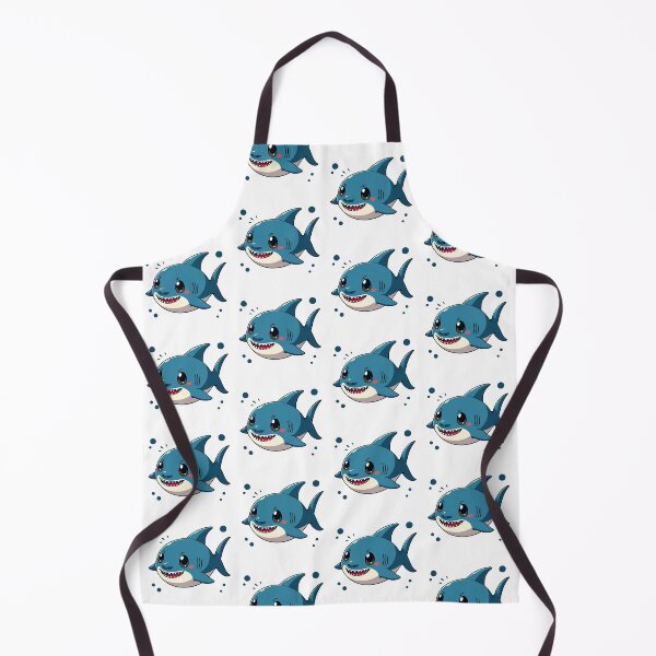 Aperçu de l'œuvre Requin animé drôle et mignon créée et vendue par ThreeftlyPicks.