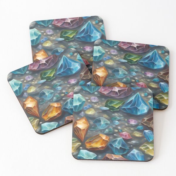 Item preview, Colorful Crystals on Sand designed and sold by CalmnessbyChoice.