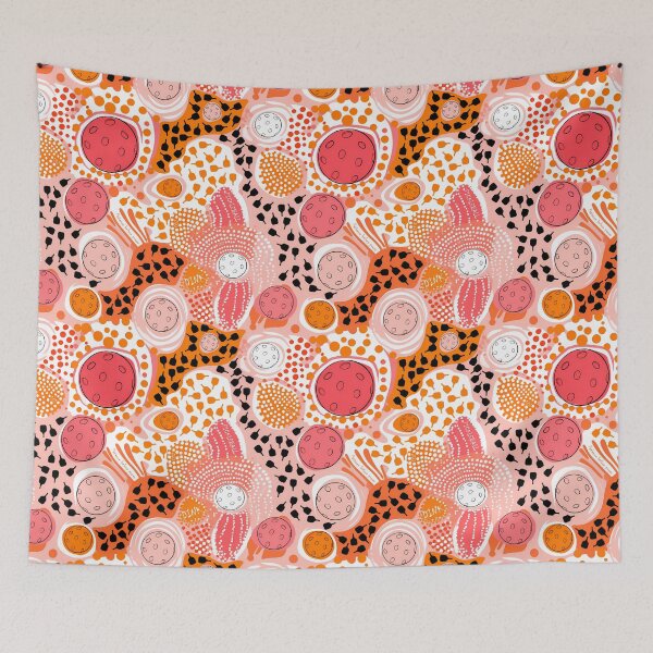 Item preview, Pickleball  orange and pink Pop designed and sold by EvieWoj.