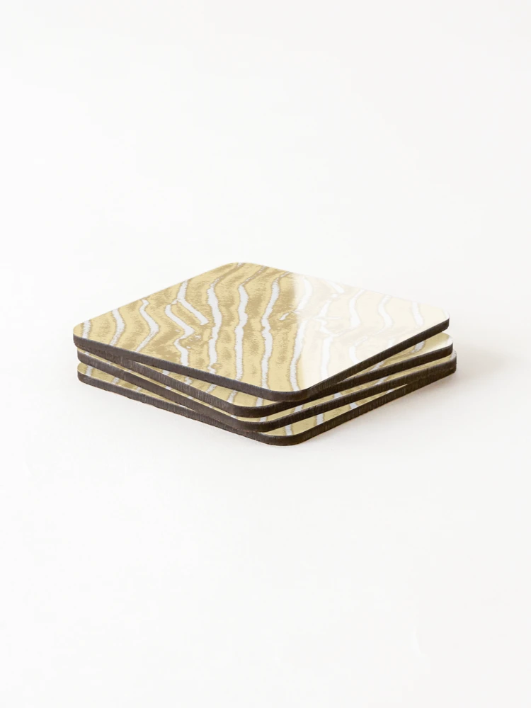 Thumbnail 4 of 5, Coasters (Set of 4), Sandy Beach Ripples designed and sold by GradientDay.