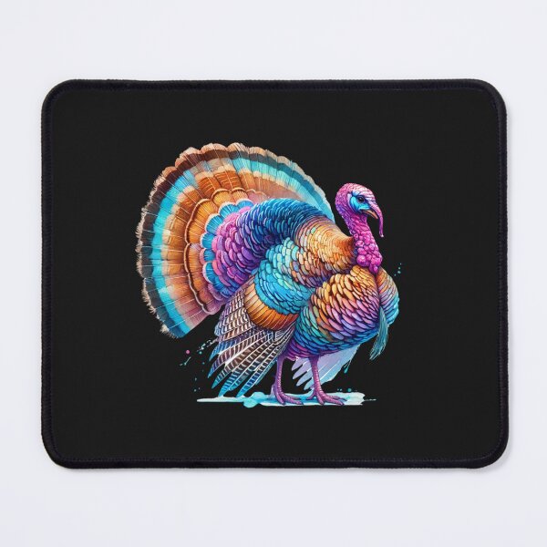 Item preview, Colorful Watercolor Turkey - Stunning Thanksgiving Art designed and sold by momo9981.