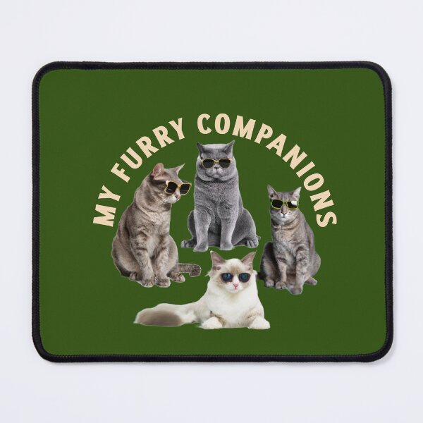 Item preview, My Furry Cat Companions designed and sold by trendyteetop.