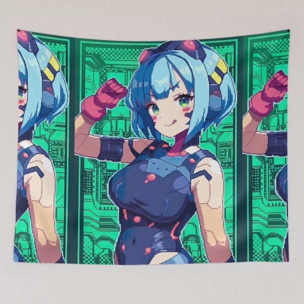 Item preview, Cyber Idol Pixel Art designed and sold by Kaidaxon.