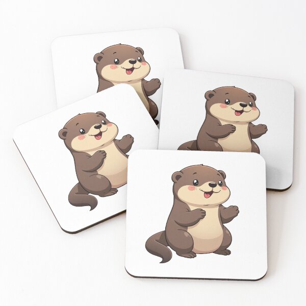 Item preview, Funny and Cute Anime Otter designed and sold by ThreeftlyPicks.