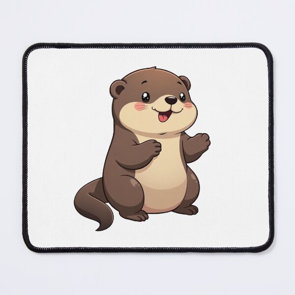 Item preview, Funny and Cute Anime Otter designed and sold by ThreeftlyPicks.