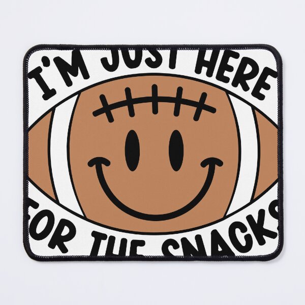 Item preview, I'm Just here for the snacks American Football designed and sold by dottiedigitals.