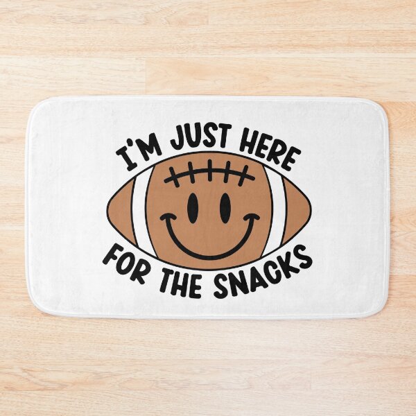 Item preview, I'm Just here for the snacks American Football designed and sold by dottiedigitals.