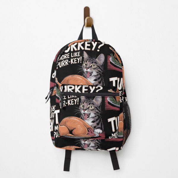Item preview, Thanksgiving cat design: Turkey? More Like Purr-key! designed and sold by Davideus.