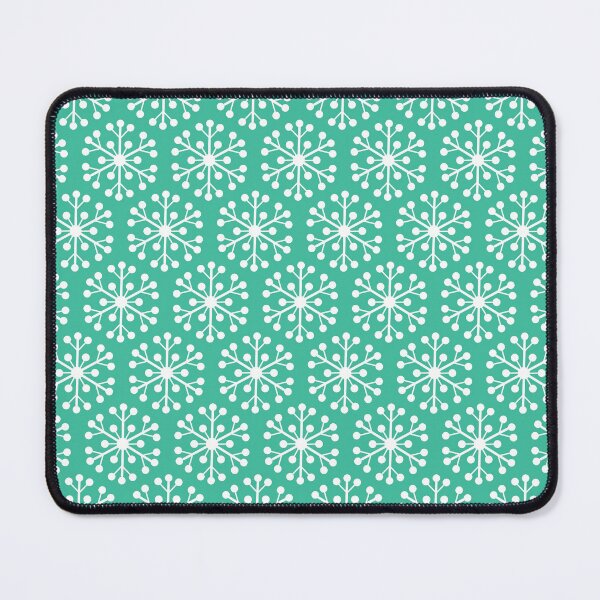 Item preview, Snowflakes on Jade Green Pattern designed and sold by scome.