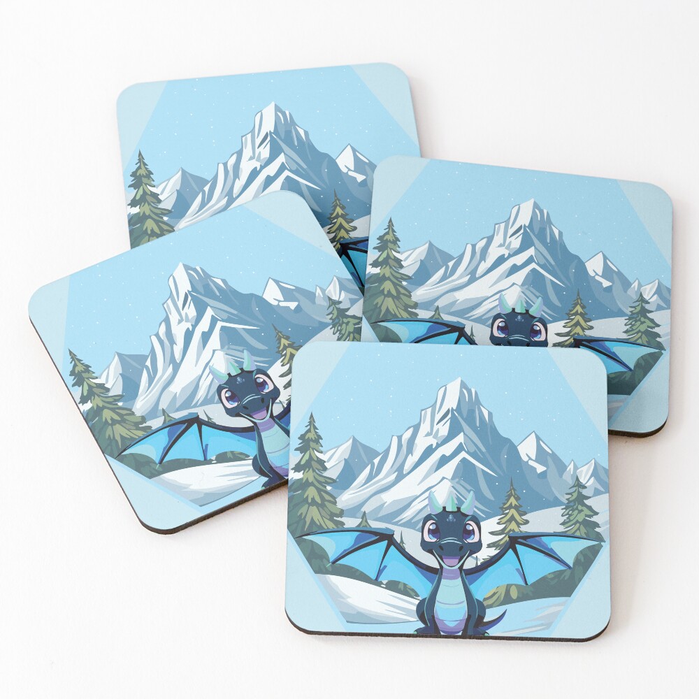Item preview, Coasters (Set of 4) designed and sold by FableAndThread.
