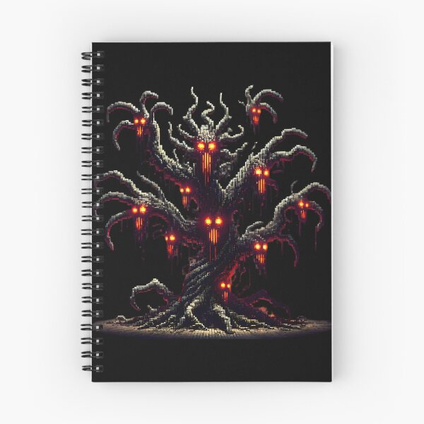 Item preview, Haunted tree halloween red eyes designed and sold by AndromedeGCI.
