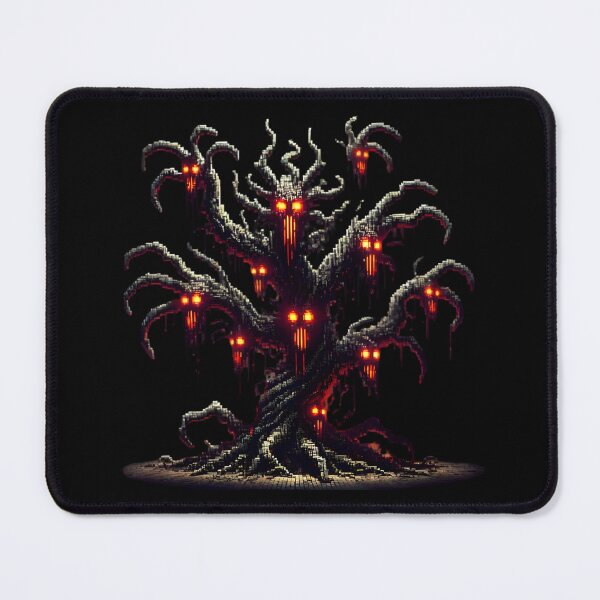 Item preview, Haunted tree halloween red eyes designed and sold by AndromedeGCI.
