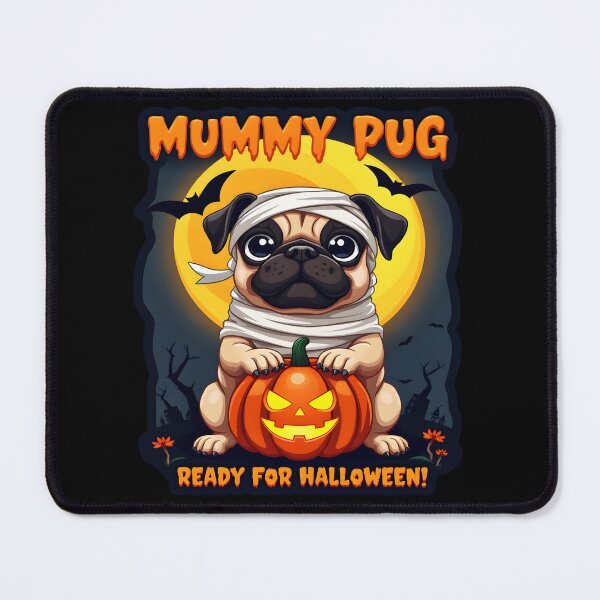 Item preview, Mummy Pug Ready For Halloween designed and sold by AlphaTeez.