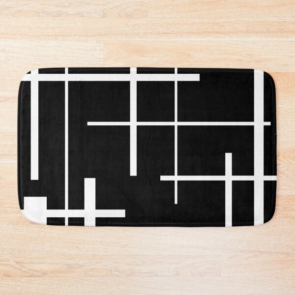 Item preview, Abstract geometric pattern - black and white. designed and sold by K.S ART.