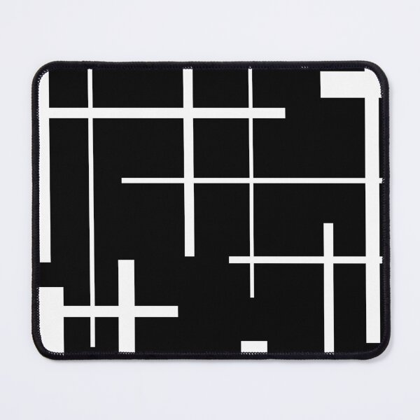 Item preview, Abstract geometric pattern - black and white. designed and sold by K.S ART.