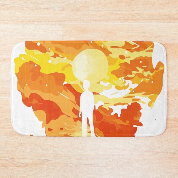 Item preview, Fiery Ascension: Silhouette Against Flames designed and sold by mozizy.