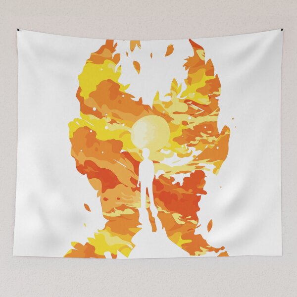 Item preview, Fiery Ascension: Silhouette Against Flames designed and sold by mozizy.