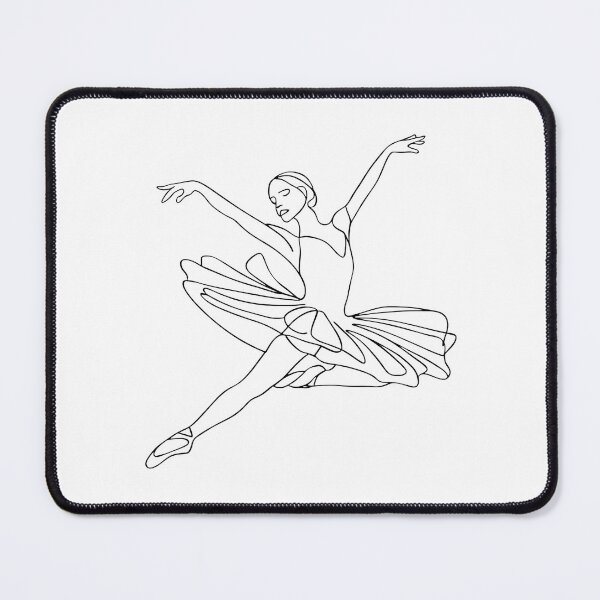 Item preview, Ballerina Minimalist Ballet Dancer designed and sold by BestChooseArt.
