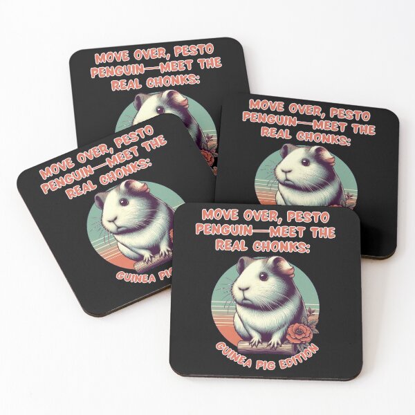 Item preview, Move Over, Pesto Penguin—Meet the Real Chonks: Guinea Pig Edition! designed and sold by mARTaCreation.