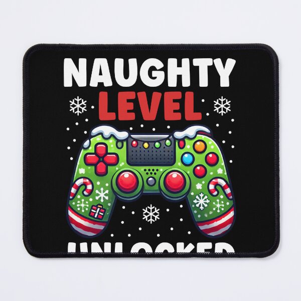 Item preview, Christmas Gamer Naughty List Unlocked Funny Video Games Boys designed and sold by BlueBerry-Pengu.