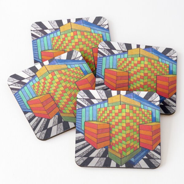 Item preview, 890 - GEOMETRIC DESIGN - 15 - DAVE EDWARDS - MIXED MEDIA - 2024 designed and sold by BLYTHART.