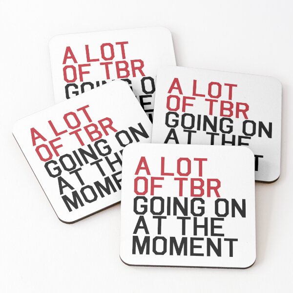 Item preview, Book Lover, In My Red Era, A lot of TBR at the moment- Bold Statement Design, Relatable Humor Quote designed and sold by MyVioletSkies.