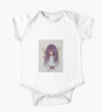 Purple Angel + Dove - Sending Peace One Piece - Short Sleeve